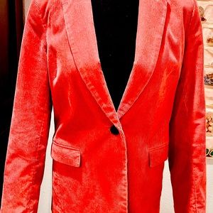 Boden Corduroy blazer, melon color, size 6